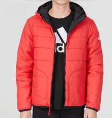 Adidas Men's Reversible Hooded Padded Jacket, Sports & Casual, Warm