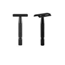 1 pièce Support de rasage pour homme, kit de rasage manuel classique avec support en alliage de zinc pour rasoir, support de rasage à ouverture par torsion, sans lame de rasoir