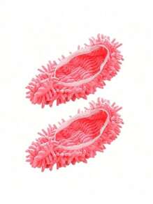 2 piezas de cubiertas de zapatos reutilizables y removibles para limpieza de pisos, pantuflas de limpieza de pisos lavables, pantuflas de baño para volver a la escuela