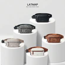 LATMAP Bum Bags For Women Small Fashion Crossbody Bag For Women  PU Leather Waterproof Waist Bag Holiday Bag Suitable For Shopping ,Sports ,Mother's Day Gift,Back To School Season Essentials & Holiday Essentials,Black Bag - Black - View 9