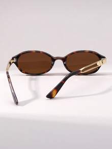 1pc Ladies' Cat Eye Vintage Fashionable Fashion Glasses, Suitable For Catwalk, Beach Party, Street Style - 彩色 - 查看 7