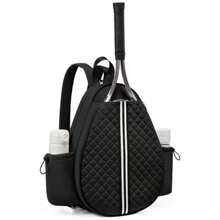 Bolsa diagonal leve multifuncional para raquetes de tênis masculinas e femininas, bolsa esportiva para tênis e badminton Pick Ball