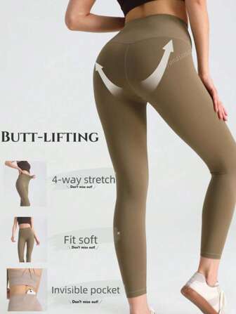 Ultra-High-Waisted 4-Way Stretch Seamless Leggings Pants