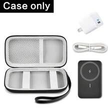Case Compatible With Anker For Portable Charger 5,000mAh Wireless Portable Charger. Power Bank Storage Holder For Anker 621 622 321 MagGo Battery Bank (Box Only) - Màu xám đen - Xem 2