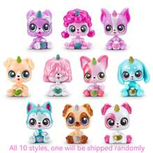 ZURU Pacote com 3 unidades de mini cachorrinhos de brinquedo Rainbocorns Pocket Puppycorn da ZURU, ideias para presentear meninas, brinquedos para meninas, presente de aniversário infantil