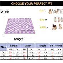 Summer Cool Multipurpose Pet Mat, Anti-Dirty Anti-Chew Removable & Washable Soft Comfortable Easy-To-Clean Dog Bed Cat Bed, Suitable For Small Medium Large Dogs And Cats, All Seasons, Available In Multiple Colors - Multicolor - View 16