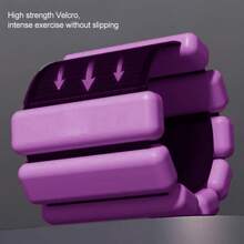 Silicone Weighted Hand Rings, Leg Weights For Running, Workout, Dancing, Jumping Rope, Boxing Explosive Power Training Adjustable Wristband