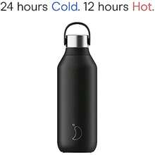 Innovative Style Thermal Bottle Durable Stainless Steel With Double Wall Vacuum Technology And Soft Collar Design Abyss Black Color Large Capacity - 1000ml - View 5