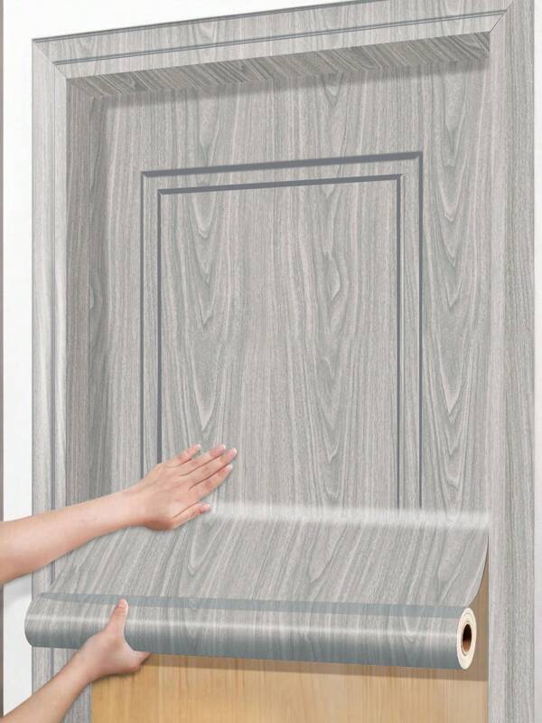 1 rollo de papel de contacto de grano de madera de color, papel tapiz autoadhesivo para paredes, gabinetes, mesas, sillas, habitaciones, papel de contacto para gabinetes y cajones