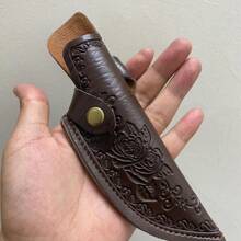 Outdoor Camping PU Knife Sheath, Knife Tool Storage Bag, Fits Various Knives, Can Be Hung On Waist (Knives Not Included)