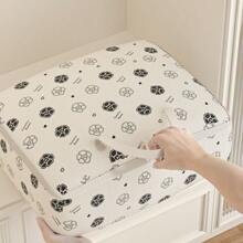 Large-Size Foldable Multifunctional Non-Woven Quilt Storage Bag, Clothing Storage Bag, A Good Choice For Family Storage, Suitable For Storing Quilts, Blankets, Towels, Clothes, Pants And Daily Necessities.