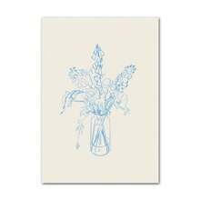 1 件礼物现代抽象极简主义柠檬花瓶几何墙面艺术海报印刷品北欧帆布画墙画用于生活家居装饰可选框架 - 彩色 - 查看 53