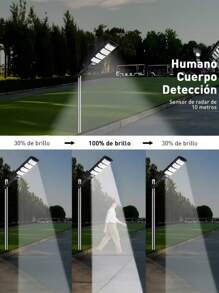 Lámpara Led Solar Luminaria Suburbana Alumbrado Exterior400w