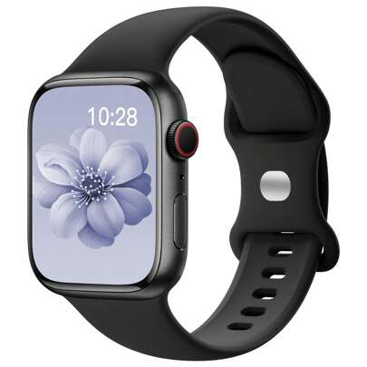 Sport Bands Compatible With Apple Watch Band 38mm 40mm 41mm 42mm 44mm 45mm 49mm 46mm,Silicone Strap Compatible With Watch Series 10 9 Ultra 8 7 6 5 4 3 2 1 SE Women Men