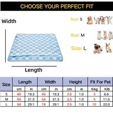 Summer Cool Multipurpose Pet Mat, Anti-Dirty Anti-Chew Removable & Washable Soft Comfortable Easy-To-Clean Dog Bed Cat Bed, Suitable For Small Medium Large Dogs And Cats, All Seasons, Available In Multiple Colors - Multicolor - View 24