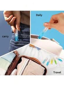 5/10/20pcs Portable Refillable Perfume Spray Bottle, Mini Perfume Refillable Spray, Cosmetic Essence Essence Water Storage Container, Spray Perfume Bottle, Perfume Spray Pump Box, Mini Pocket Purse Perfume Spray, Refillable Perfume Dispenser Pump Transfer Tool Use(2ML/3ML/5ML)