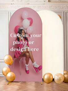 Funda personalizada para arco de espandex - Funda personalizada para marco de fondo de arco ajustable para marco de soporte de fondo con parte superior redonda, funda de fondo de arco para cumpleaños, fiesta temática, boda, múltiples opciones de tamaño, duradera, transpirable, ligera, lavable, divertida, linda, amorosa, elegante, sencilla, personalizada, única, regalos ideales para él, para el Día de la Madre, para cumpleaños, para el Día de San Valentín, para graduación, para el Día del Padre, para el hogar, sofá, cama, coche, sala de té, dormitorio, baño, sala de estar, comedor