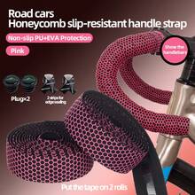 2 Pairs Road Bike Racing Handlebars With PU Anti-Slip Handlebar Tape - Multicolor - View 23