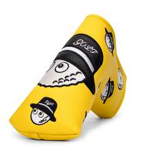 Many Styles Fashion Fisherman PU Leather Embroidered Logo Golf Club Mallet Head Cover Blade Putter Head Cover Magnetic Closure - Multicolor - View 9