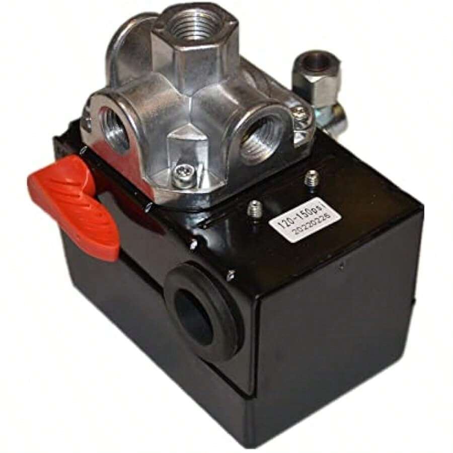 XIAOWEI 5140117-89 Pressure Switch For Porter Cable Air Compressor 150 120 PSI Craftsman - as pic - View 1