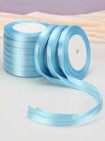 1 Cuộn Ruy Băng Satin 1cm X 25M, Dùng để gói quà cho hoa, bánh, nơ, dấu trang, trang trí tiệc ngày lễ, Ruy băng, dây ruy băng