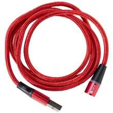 Cable Magnético 2 En 1 USB IP+ Tipo C 1 Hora - Rojo - Ver 2