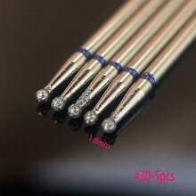 DeDryDS 5/10件套指甲打磨钻头，角质层打磨钻头，锥形角质层打磨钻头，3/32柄电动打磨钻头，用于指甲准备和修甲修脚工具