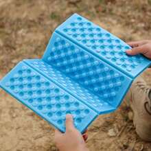 cojín para arrodillarse y asiento, colchoneta plegable de espuma XPE, ligera, impermeable, para actividades al aire libre, 1 unidad - Rojo - Ver 4