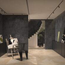 1 Roll Of Retro Cement Dark Gray Self-Adhesive Wallpaper Thickened 3D Stereo Industrial Style PVC Durable Removable And Tearable Peel And Stick Contact Paper Room Decor Home Decor Wall Decor Bathroom Bathroom Decor Wall Paper Wallpapers Kitchen