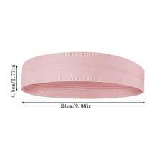 1pc Breathable, Anti-Slip Silicone, High-Elasticity Yoga Fitness Sweat-Absorbing Headband, Men's And Women's Running Headband