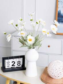 1pc/4pcs Artificial Poppy Flowers, Vibrant Silk Flower Plush Stick Simulation Flowers, Poppy Rose Simulation Flowers, Nordic Style Home Decoration, Suitable For Table Center Decoration, Outdoor Gardens, Wedding Decoration, Holiday Parties, DIY Vase Flower Arrangement Decoration | Artificial Plants, Autumn Harvest Festival, Thanksgiving, Halloween, Christmas Decoration