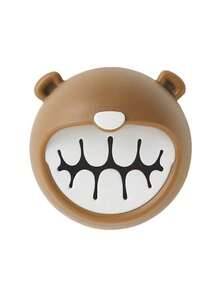 1 pieza Gancho de pared con diseño de oso de dibujos animados para toallas, colgador adhesivo para paños de cocina y baño, con respaldo adhesivo resistente, plástico duradero y resistente a la humedad, organizador ahorra espacio para toallas, paños de mano y ropa de invitados, el diseño adorable de oso agrega un encanto juguetón a la decoración del hogar, estante montado en la pared confiable para colgar y secar en áreas propensas a la humedad - Multicolor - Ver 1
