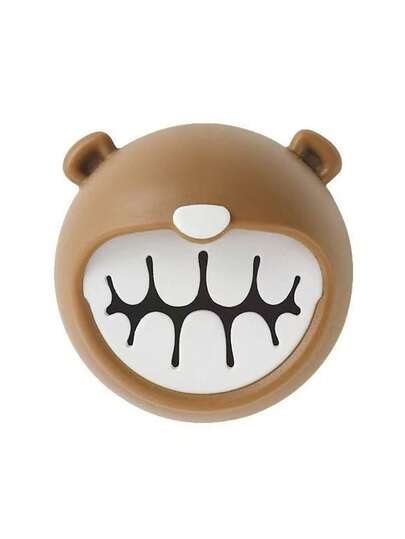 1 pieza Gancho de pared con diseño de oso de dibujos animados para toallas, colgador adhesivo para paños de cocina y baño, con respaldo adhesivo resistente, plástico duradero y resistente a la humedad, organizador ahorra espacio para toallas, paños de mano y ropa de invitados, el diseño adorable de oso agrega un encanto alegre a la decoración del hogar, estante montado en la pared confiable para colgar y secar en áreas propensas a la humedad