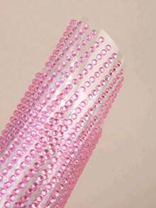 1pc Cross-Border 3mm DIY Diamond Sticker, Self-Adhesive Bright Crystal Car Decorative Sticker, Hand-Decorated Car Diamond Sticker Female - White - View 12