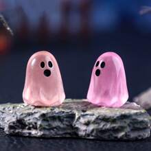 Creative Glow-In-The-Dark Mini Ghost Decorations DIY Kit, Miniature Micro Landscape Halloween Decor, Desktop Ornament, Festival/Birthday/Halloween Gift