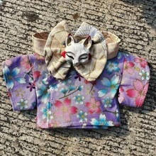 LABUBUS 15-17cm Interchangeable Doll Clothing Set: Kimono, Japanese Clothing | Party Or Birthday Blind Box Clothing | Teen Gift Doll, Toy, Clothes Doll (Clothing Accessories Only)