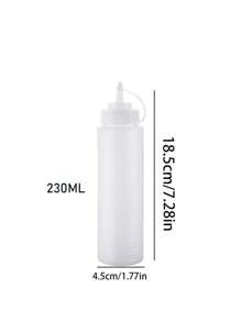 5pcs/3pcs/2pcs/1pc Squeeze Bottle, Home Use Condiment Bottle, Sauce Bottle, Juice Bottle, Squeeze Bottle, Kitchen Oil Bottle, Refill Bottle, Water Bottle