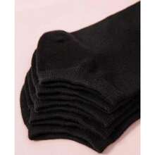 Kit 24 Pairs Of Black Ankle Socks For Men, Women, Unisex - Black - View 6