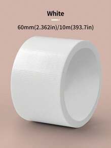 1 Roll Super Sticky Duct Tape, White Silver Cloth-Based Tape, Multi-Purpose, No Residue, Can Be Torn By Hand, Suitable For Duct Repair, Window Gap Sealing, Exhibition Carpet Fixing, Daily Home Use