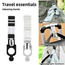 1pc Adjustable Luggage Strap, Luggage Strap, Hat Clip, Water Bottle Shoulder Strap, Clothing Clip, With Hat Clip And Water Bottle Shoulder Strap, Travel Suitcase Travel Safety Carrying Strap, Multifunctional Luggage Strap, Can Be Hung On Waist Belt Backpack Luggage, Suitable For Hiking, Fishing, Travel, Travel Accessories, Travel Essentials, Cruise Essential Items
