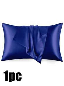 Luxurious Silky Soft Pillowcase - Breathable Skin-Friendly Cool Feel, Solid Color With Envelope Closure - Machine Washable Bedding Washed Silk Pillowcase Single Ice Silk Satin Silk Faux Silk Pillowcase Christmas Gift