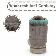 CC-Los Men's Waterproof Mid-Top Chukka Boots For Work Everyday Wear Casual Outdoor - Grey - View 6