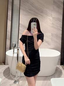 1 chiếc túi Moonlit Eve, túi xách nữ, túi tote dệt, thời trang, tối giản, thanh lịch, đa năng, phong cách cổ điển, màu vàng đồng, phù hợp cho các dịp trang trọng, đi làm, văn phòng, hẹn hò, mua sắm hàng ngày, tiệc trà chiều, tiệc tùng, dạ hội, hoạt động câu lạc bộ, hẹn hò, sinh nhật, sự kiện buổi tối, đêm hẹn hò, ngày Valentine, phong cách cổ điển - Vàng - Xem 11