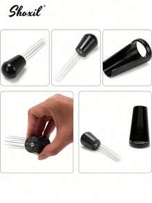 shoxil 1pc Coffee Stirring Tamper Distributor WDT Tool Espresso Needle Stirrer Stirring Tool With Stand 304 Stainless Steel 12 Needles 0.4mm Coffee Tamper Distribution Tool