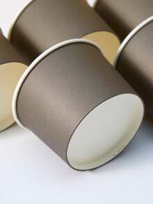 10pcs/25pcs Set Disposable Plain Color Paper Bowls, Black Paper Bowls, Snack Boxes For Birthday Party, Home Party, Picnic, Restaurant, Takeout Disposable Tableware - Multicolor - View 5