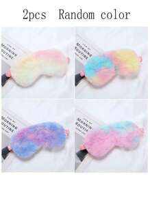 1/2/3/4 Stücke süße Plüsch Verdunkelungsaugenmaske, Unisex Augenmaske, Schule, Rückkehr zur Schule, Reise, Reiseaccessoires, Heimessentials, Augenmaske, Schlafmaske