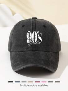 1 buc șapcă de baseball cu imprimeu din anii 90 pentru femei, la modă și personalizată, mărime reglabilă, respirabilă pentru sporturi în aer liber, călătorii, camping, petreceri, cadouri