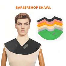 1pc Salon Hair Cutting & Perming Accessories, Silicone Hair Coloring Cape, Anti-Shedding Hair Cutting & Perming Wrap - Multicolor - View 10
