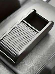 1 pieza Organizador de monedas para consola central del coche, estuche de gafas con tapa para colocar en el salpicadero del interior del coche, caja de almacenamiento de plástico universal para el coche, caja de almacenamiento con tapa para mujer, organizador de viaje, esenciales para volver a la escuela, almacenamiento para dormitorio