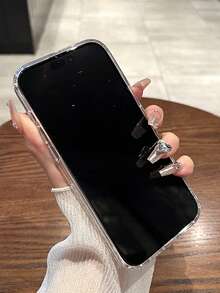 Simple Acrylic Magnetic Wireless Charging Transparent Phone Case Compatible With IPhone 17 Pro Max/17 Pro/17 Air/17/16 Pro Max/16/16 Pro/16 Plus/11/15/15 Pro/15 Pro Max/12/13/14 Pro Max/XS/XR/11 Pro/11 Pro Max/12 Pro/12 Pro Max/13 Pro/13 Pro Max/7 Plus/14 Pro/14 Pro Max/14 Plus/7 Plus/8 Plus/8/SE2/12 Mini/13 Mini, Durable And Anti-Yellowing Hard Shell